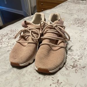 SOREL brand tennis shoes light pink